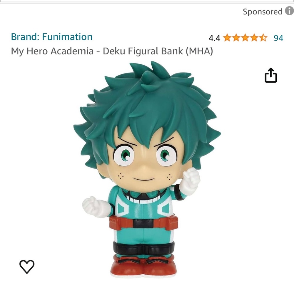 My Hero Academia Deku Piggy Bank